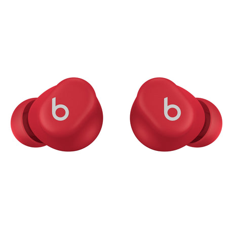 Apple Beats Solo Buds Auriculares True Wireless Stereo (TWS) Intra auditivo Llamadas/Música Bluetooth Rojo, Transparente
