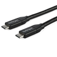 StarTech.com Cable de 1m USB-C a USB-C con capacidad para Entrega de Alimentación de 5A - USB TipoC - Cable de Carga USBC - USB 2.0 Cable USB 2.0 USB C USB C Macho
