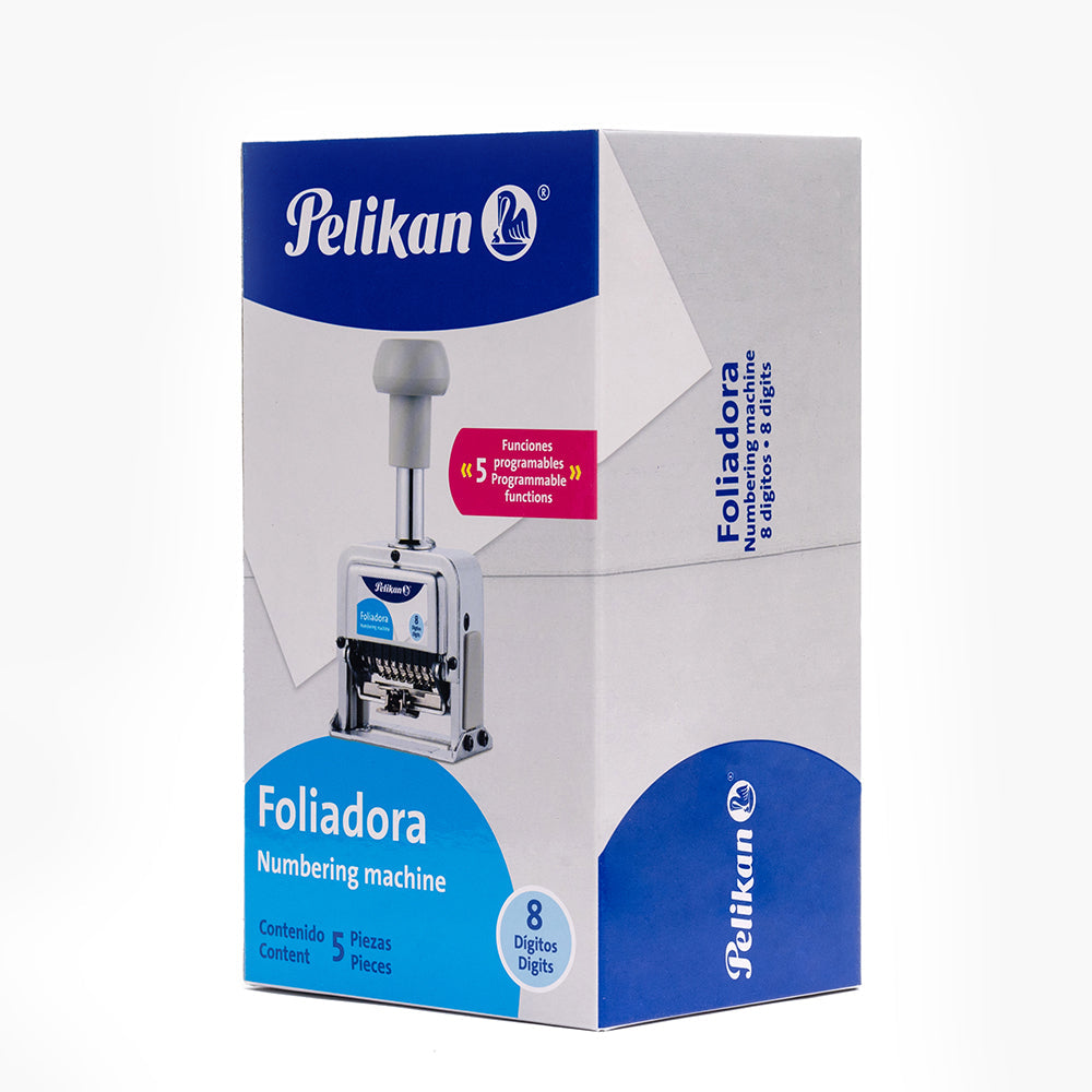 Foliador automatico 8 digitos Pelikan 1