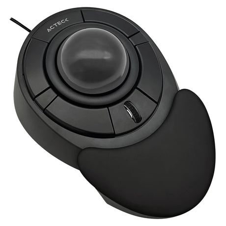 Acteck Virtuos Art X MI787 ratón Universal Ambidiestro USB tipo A Óptico 1600 DPI, Negro