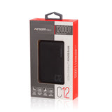 ArgomTech ARG-PB-1138BK batería externa Ión de litio 12000 mAh Negro