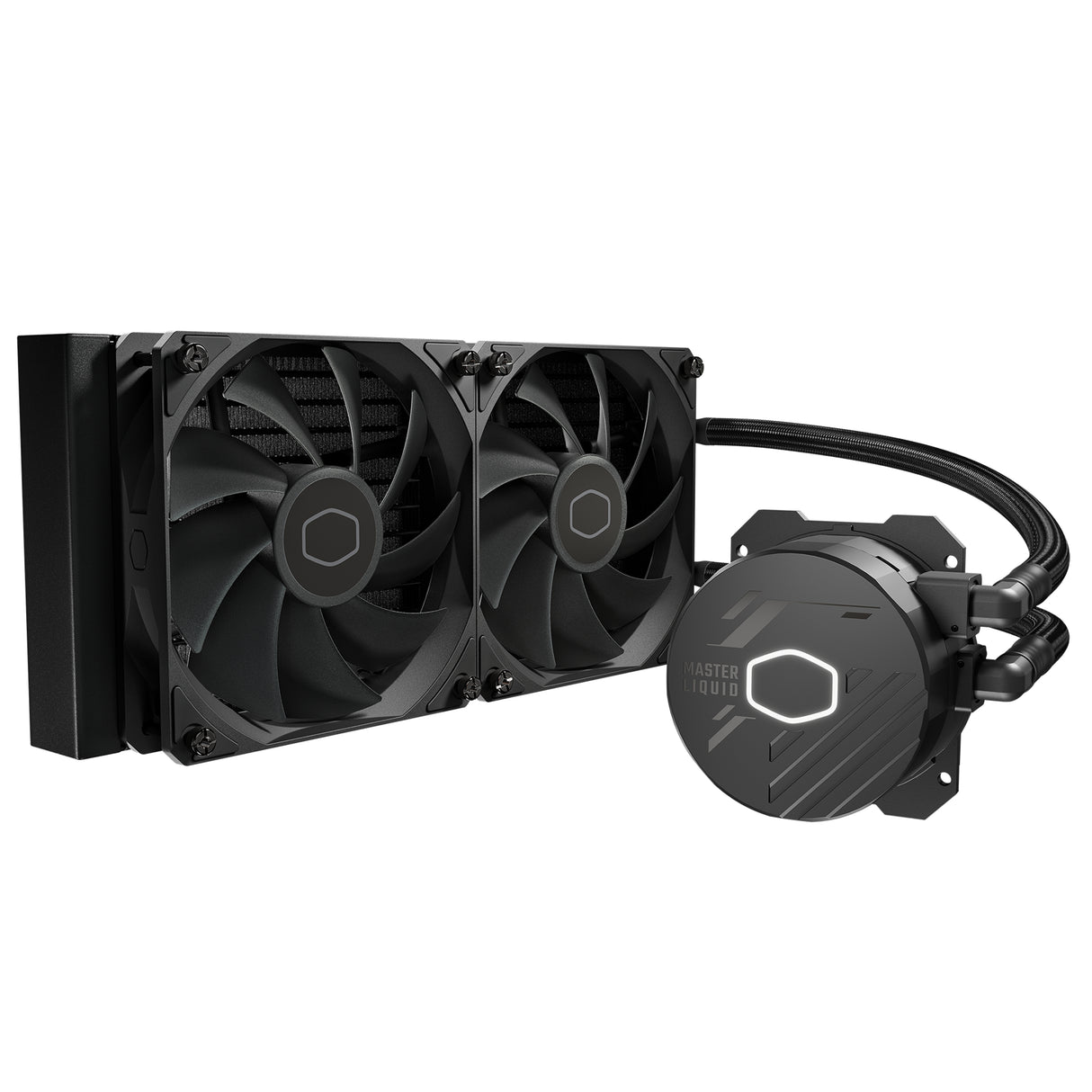 Cooler Master MasterLiquid 240L Core Procesador Kit de enfriamiento líquido 12 cm Negro, 650 RPM, 1750 RPM