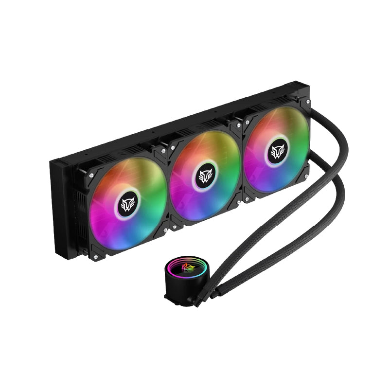 ENFRIAMIENTO LIQUIDO BALARUSH 360PRO 3VENT 120MM ARGB NEGRO BR-937344, 360mm, RGB, 3 Ventiladores