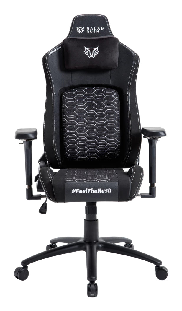 Balam Rush Ultimate Max U3 Silla de juegos para PC Negro, 150 kg, Apoyabrazos 4D