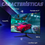 Vorago MGSTG-27 pantalla para PC 68,6 cm (27") 1920 x 1080 Pixeles Full HD LED Negro