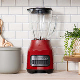 Oster BLSTPEGRPB licuadora 1.5 L Batidora de mesa 800 W Rojo, Función de pulso