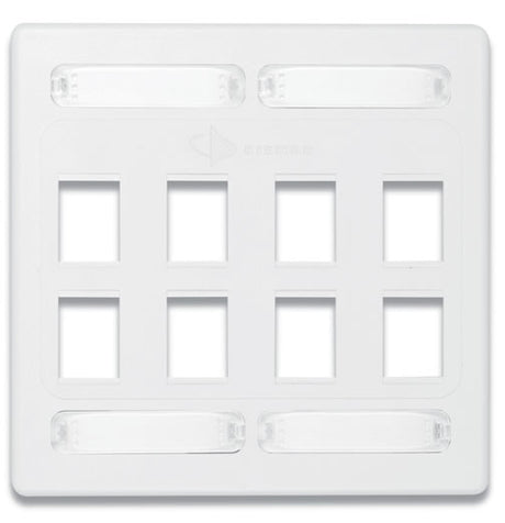 Siemon 10GMX-FPD08-02 panel de parcheo
