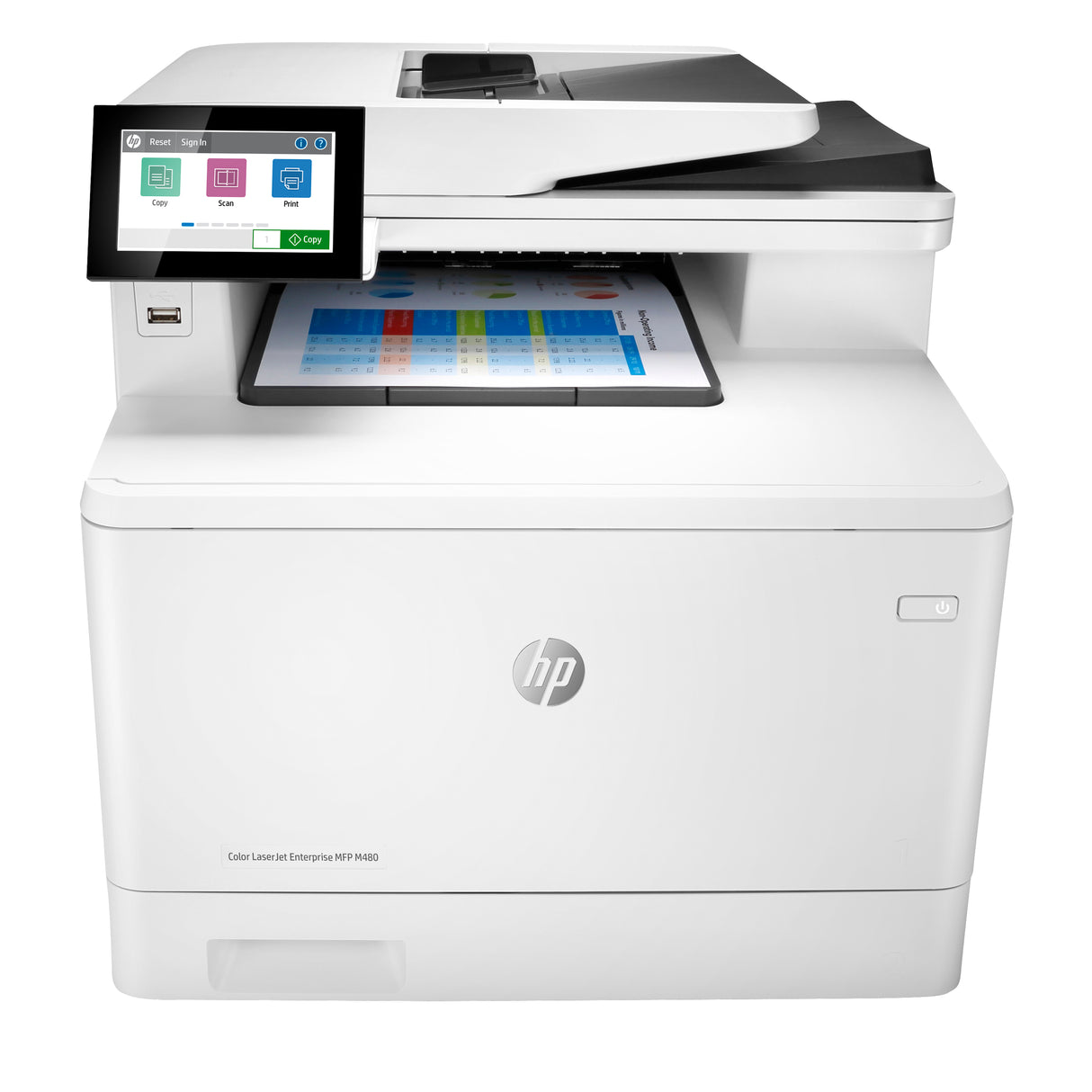 HP Color LaserJet Enterprise LaserJet Enterprise M480f Multifunction Color Impresora, Ethernet solamente; Copiadora, escáner