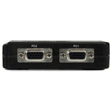 StarTech.com Juego de Conmutador KVM de 2 puertos con todo incluido - USB - Audio y Vídeo VGA Interruptores KVM 2 USB 2K