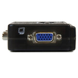 StarTech.com Juego de Conmutador KVM de 2 puertos con todo incluido - USB - Audio y Vídeo VGA Interruptores KVM 2 USB 2K