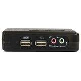 StarTech.com Juego de Conmutador KVM de 2 puertos con todo incluido - USB - Audio y Vídeo VGA Interruptores KVM 2 USB 2K