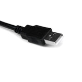StarTech.com Cable 0,3m USB a Puerto Serie Serial RS232 DB9 con Retención del Puerto de Asignación COM tarjetas y adaptadores de interfaz Negro CE, FCC Mac OS X 13.0 Ventura RoHS