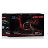 FUENTE DE PODER XCASE ATX 800W NEGRA CAJA