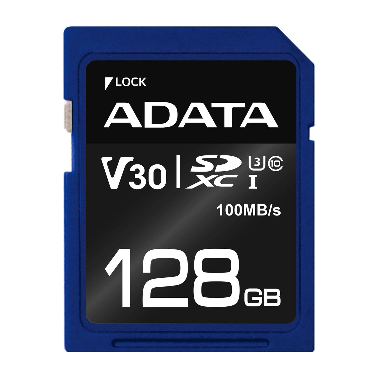 ADATA ASDX128GUI3V30S-R memoria flash 128 GB SDXC UHS-I Clase 10, 100 MB/s