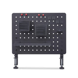 StarTech.com Tablero Perforado de Sobremesa con Abrazadera - Panel Perforado Metalico - Organizador de Acero con Accesor