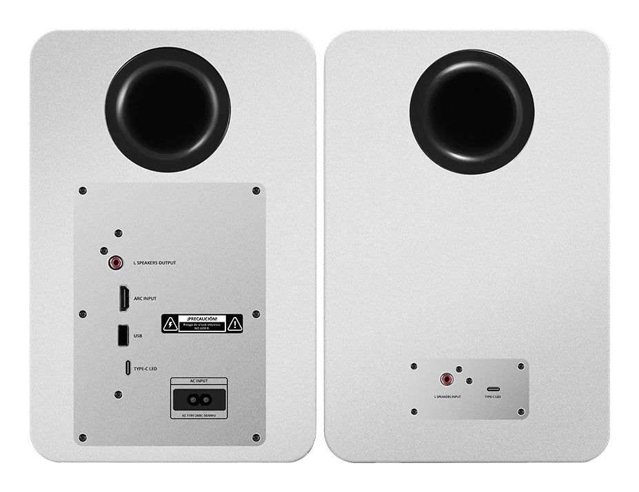 Acteck Dynamic Exact R BS700 De 1 vía Blanco Inalámbrico y alámbrico 50 W, 2.0 canales, 6000 - 18000 Hz