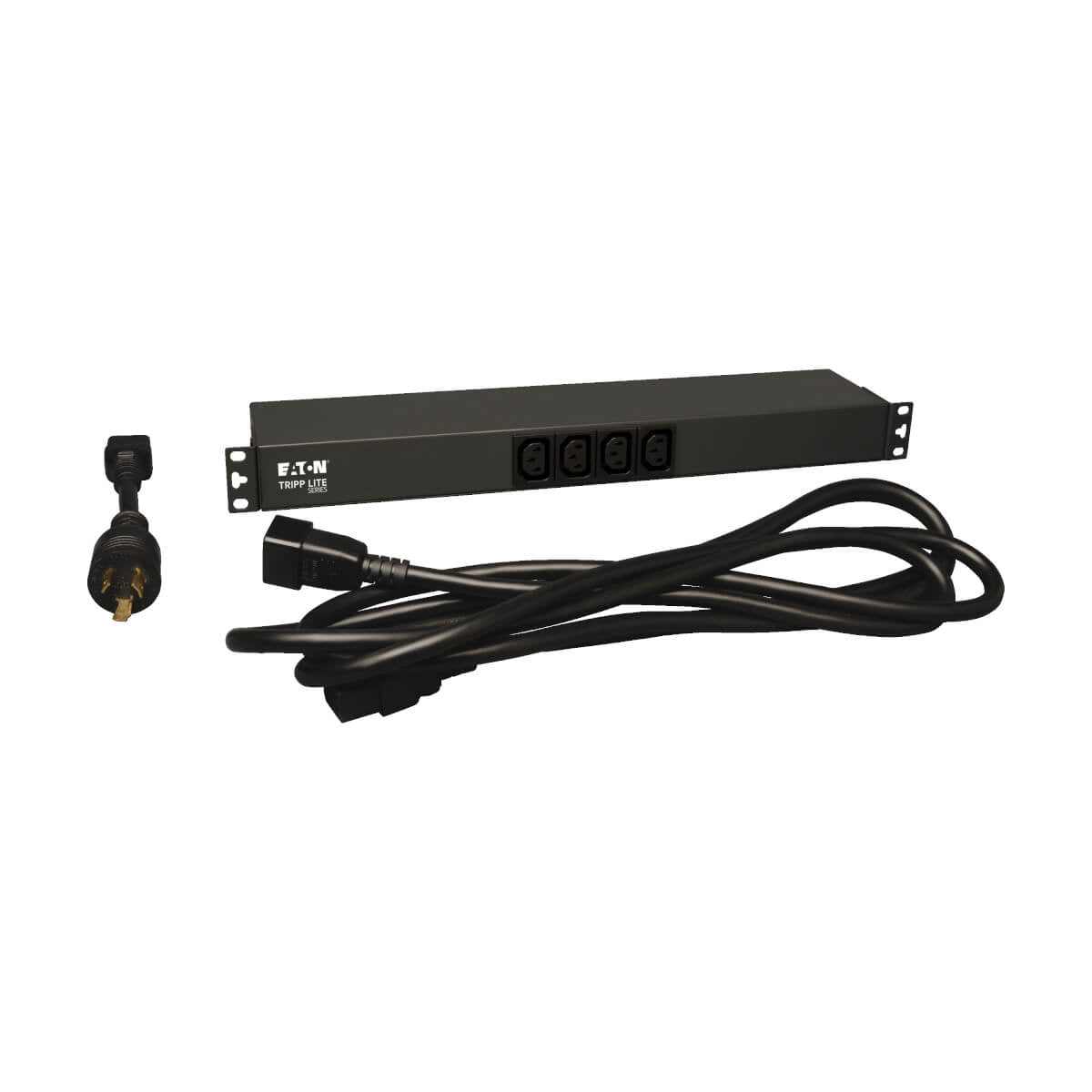 Tripp Lite PDUH20DV PDU Básico Monofásico de 1.6-3.8kW de 100V ~ 240V, 14 Tomacorrientes (12 C13 y 2 C19), C20 con Adapt