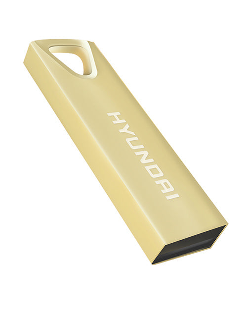 Hyundai Bravo Deluxe unidad flash USB 16 GB USB tipo A 2.0 Oro, Sin tapa