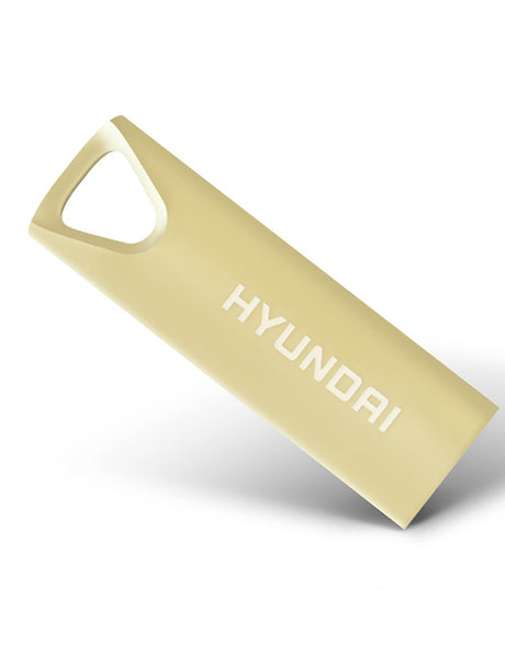 Hyundai Bravo Deluxe unidad flash USB 16 GB USB tipo A 2.0 Oro, Sin tapa