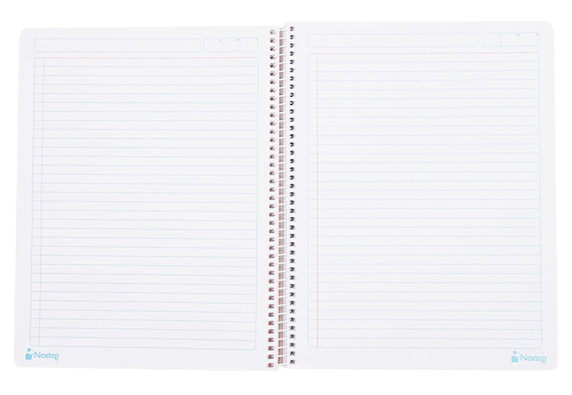Nextep NE-007R libreta 100 hojas Rojo, Monocromático, Universal | Libretas