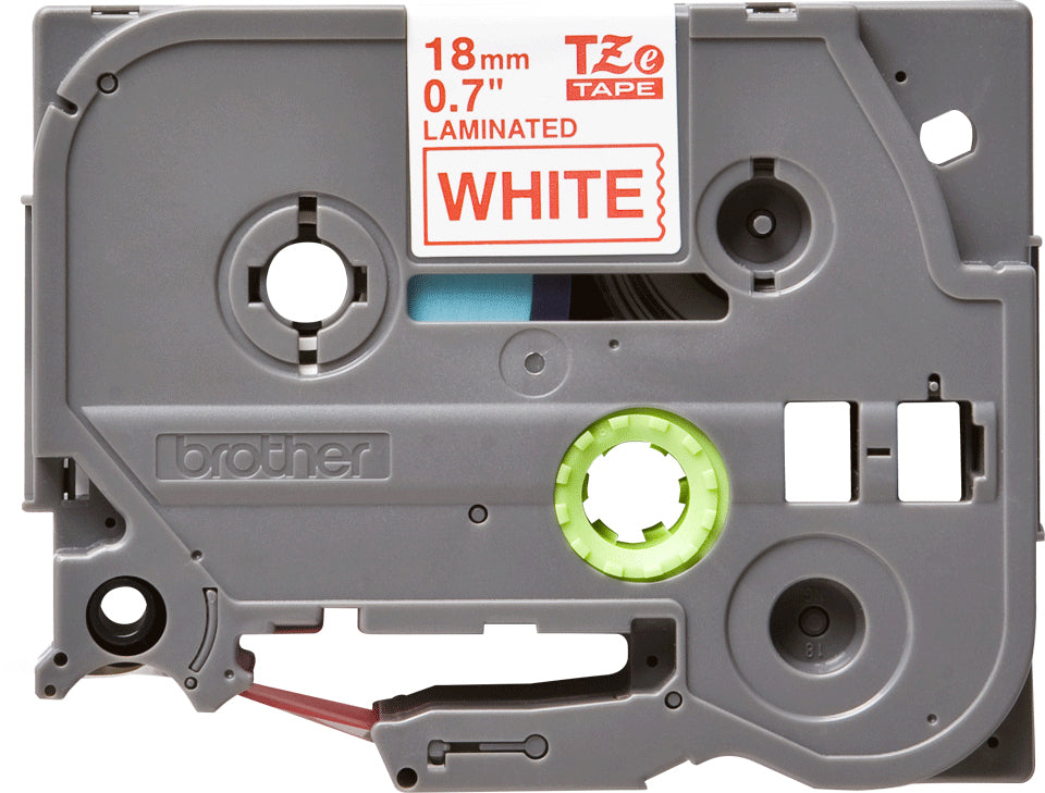 Brother TZE-242 cinta para impresora de etiquetas Rojo sobre blanco