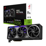Tarjeta de video Asus 32GB GeForce RTX 5090 ROG ASTRAL RGB 3xfan GDDR7 DLSS 4 OC 2xHDMI 3xDP ROG-ASTRAL-RTX5090-O32G-GAM