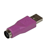 StarTech.com Adaptador Conversor PS/2 MiniDIN a USB para Teclado - PS/2 Hembra - USB A Macho Cambiadores de género para 