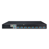 PLANET KVM-210-08 interruptor KVM Montaje en rack Negro
