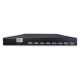 PLANET KVM-210-08M interruptor KVM Montaje en rack Negro