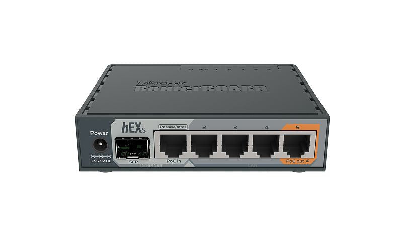 RB760iGS, RB 5 EthGb SFP 880Mhz CPU dual 256MB RAM