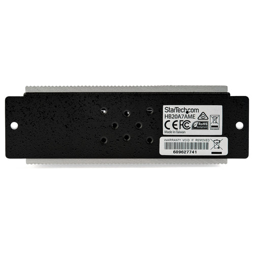 StarTech.com Hub USB 2.0 de 7 Puertos - Hub Ladrón Industrial USB-A (7x USB-A) de Metal con ESD &amp; Protección Contra 