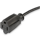 StarTech.com PACF10118IN Cable Negro Macho Hembra 0,5 m