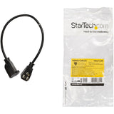 StarTech.com PACF10118IN Cable Negro Macho Hembra 0,5 m
