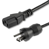 StarTech.com PXTMG10110 Cables de transmisión Negro Macho 125 V