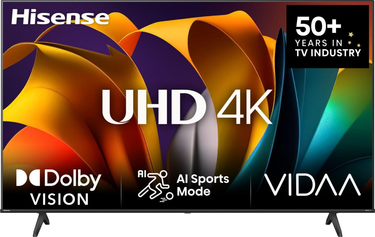 SMART TV 75" HISENSE 75A6N 4K UHD GOOGLE SMART TV 3840 x 2160 Pixeles
