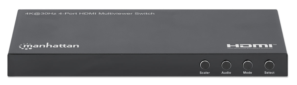 Switch multiviewer HDMI Manhattan de 4 puertos 4K