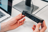 Verbatim CDS-15 Alámbrico USB 3.2 Gen 1 (3.1 Gen 1) Type-C Negro, Gris