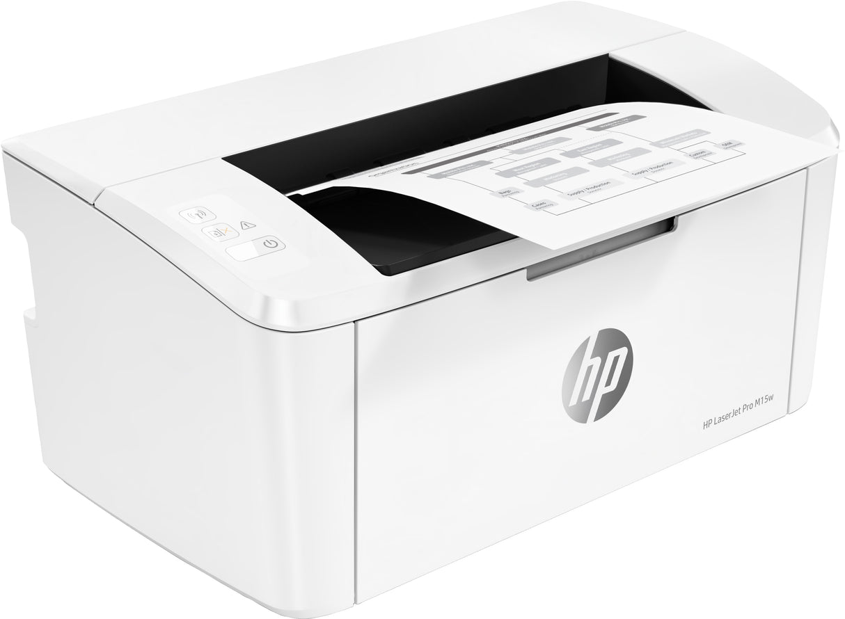 HP LaserJet Pro M15w Printer Impresora Laser WiFi Blanco