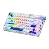 Game Factor KBG800 teclado Juego USB + Bluetooth QWERTY Español Blanco, Inalámbrico y alámbrico, Interruptor mecánico