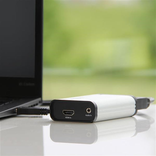 StarTech.com Dispositivo de Captura de Vídeo HDMI a USB-C 1080p 60fps - Capturadora Externa USB 3.0 USB Tipo C de Transm
