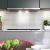 Whirlpool WHT9030S campana Semintegrada (extraíble) Gris