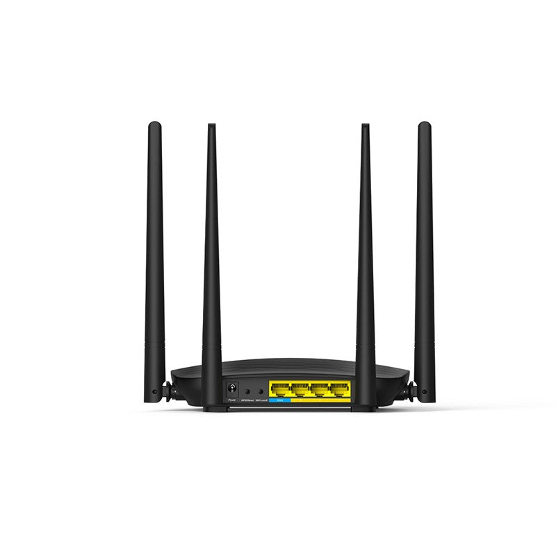 Tenda AC5 1200MBPS DUAL-BAND ROUTER router inalámbrico Ethernet rápido Doble banda (2,4 GHz / 5 GHz) Negro, Wi-Fi 5 (802