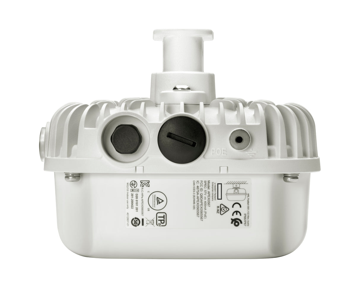 HPE Aruba Networking AP-567 (RW) 802.11ax Dual 2x2 Radio Integrated Directional Antennas Outdoor AP, 2.4 GHz, 5 GHz, 177
