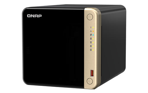 QNAP TS-464 Servidores NAS y de almacenamiento No 0 TB Intel® Celeron®