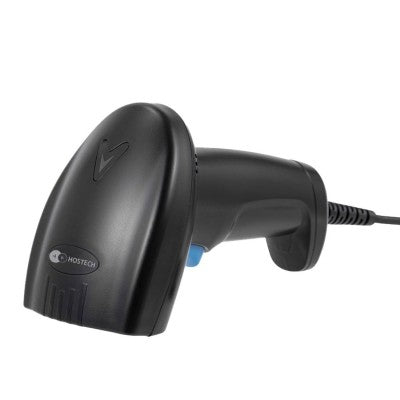 Lector De Códigos De Barras Hostech HT-200 1D/2D USB 1.5m Negro-Azul