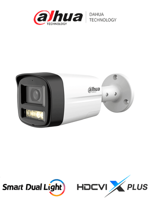 Dahua Cámara Bullet 2MP DH-HAC-HFW1200TLMN-IL-T, Lente 2.8mm, Audio Bidireccional, 40m IR