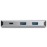 StarTech.com Hub Ladrón USB C con 3 Puertos USB A y 1 Puerto USB C - Concentrador USB Tipo C 3.2 Gen 2 - Alimentado por 
