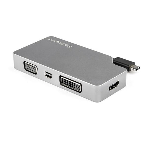 HP Adaptador USB-C de Vídeo Multipuertos - de Aluminio - 4K 30Hz - Gris Espacial Adaptadores gráficos USB Si Si Gris