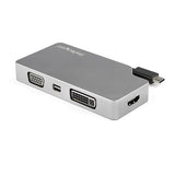 HP Adaptador USB-C de Vídeo Multipuertos - de Aluminio - 4K 30Hz - Gris Espacial Adaptadores gráficos USB Si Si Gris