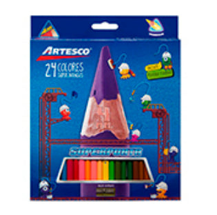 ARTESCO AR16319000-EX lápiz de color Multicolor 24 pieza(s)